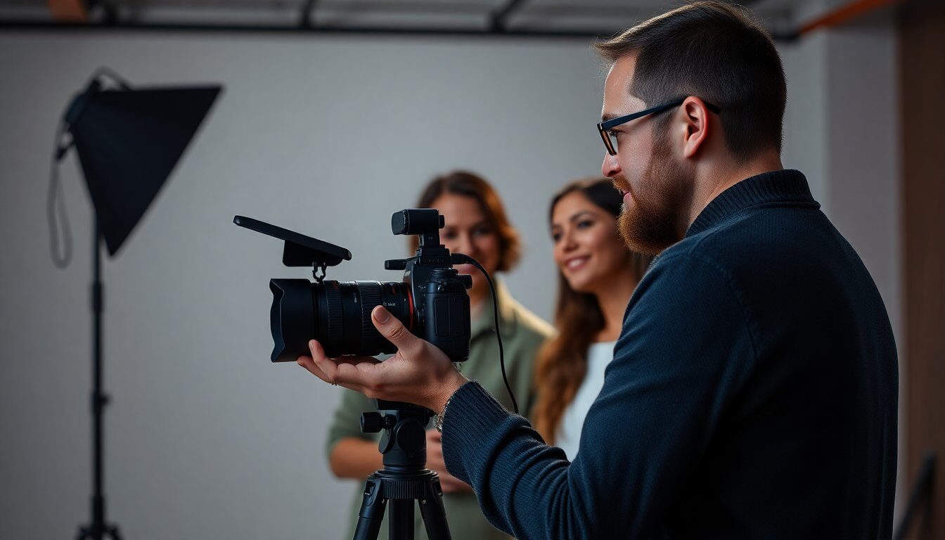 Equipo de Estudio de Fotografia trabajando en su ciudad